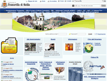 Tablet Screenshot of comune.francavilladisicilia.me.it